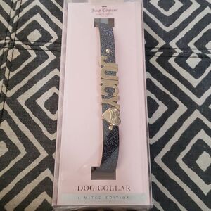 NEW Juicy Couture dog collar for neck size 10-13.5 inches